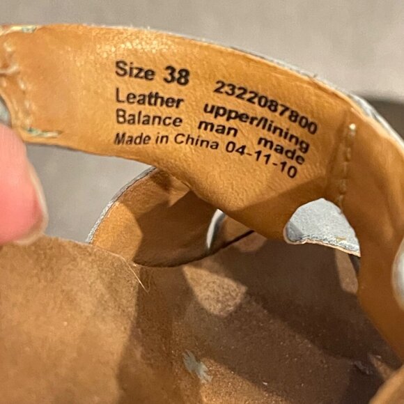 Dansko Women's Kai Sandals in Blue size 38, us 7.5 - Picture 7 of 8